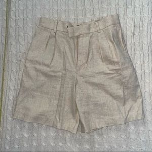Linen shorts
